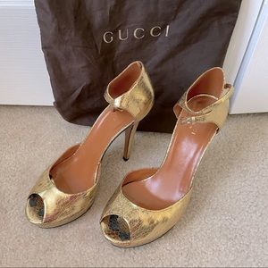 Gucci Open Toe Pumps Heels Shoes